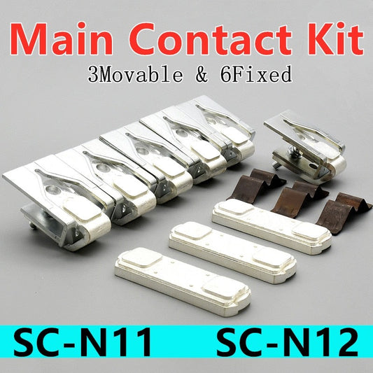Spare Parts for Contactor SC-N11 Contactor Accessories Replacement SC-N12 Main Contact Kit.