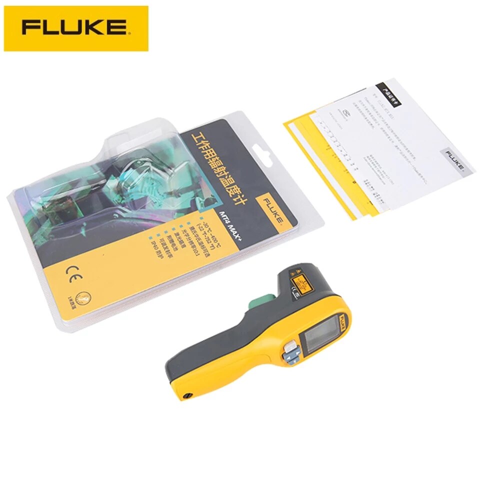 Fluke 59 Mini IR Thermometer Laser Infrared Digital Display High Precision  Handheld Tester Temperature Gun