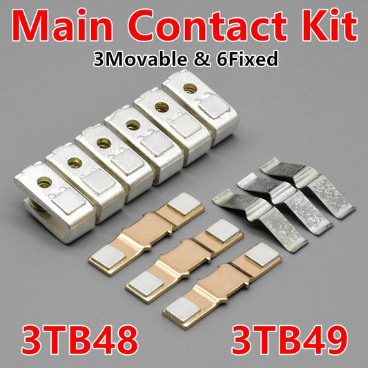 Contact Game For Contactor 3TB48 3TB49 Main Contact Kit 3TY6480-0A Movable And Fixed Contacts.