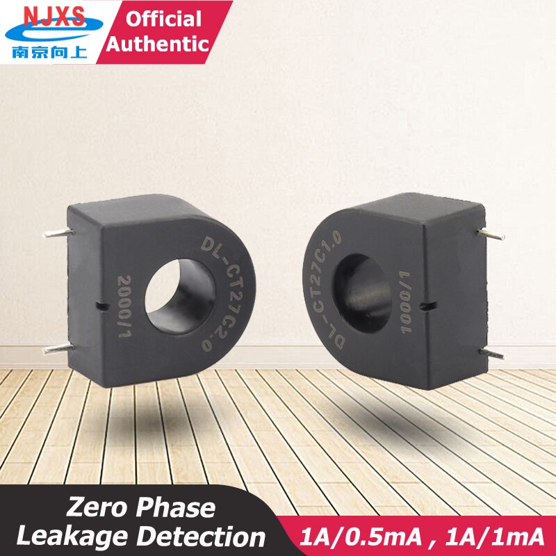 Zero Sequence Current Transformer DL-CT27C2.0 1A:0.5mA 1:2000 CT27C1.0 1A1mA small residual leakage current transformer company.
