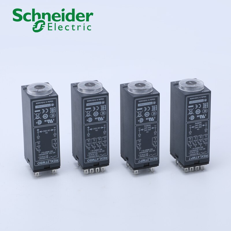 Schneider Electric Timer Relay Power-on Time Delay Relay 0.1S..100H 2C/O REXL2TMP7 REXL2TMF7 REXL2TMB7 REXL2TMBD REXL2TMJD.