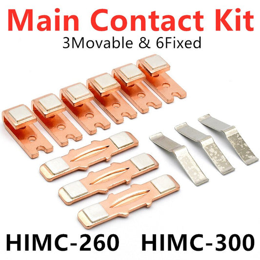 Contactor Contacts For HIMC-260 HIMC-300 Main Contact Kit Moving and Fixed Contacts.