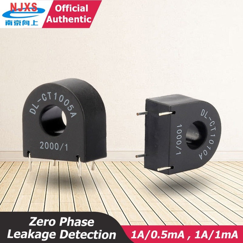 Zero Phase Current Transformer leakage1A/0.5mA 1A1mA surplus toroidal ct residual current sensor Electrical fire monitor detecto.