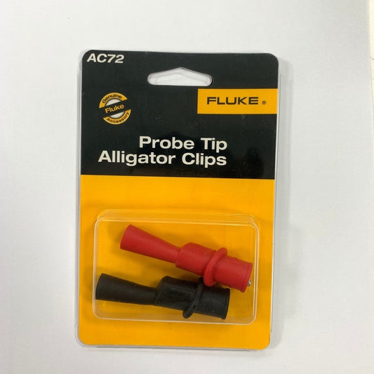 Fluke AC175/AC72 Alligator Clip Set  FLUKE Probe Tip Alligator Clips.