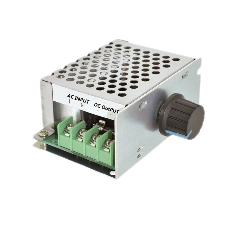 Input AC 220V output DC 10-210V PWM Controller Brush 220V DC motor speed regulator.