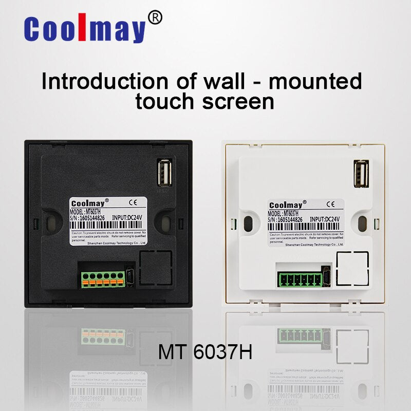 MT6037H-W 3.7&quot; HMI TFT touch screen industrial panel with ethernet port.