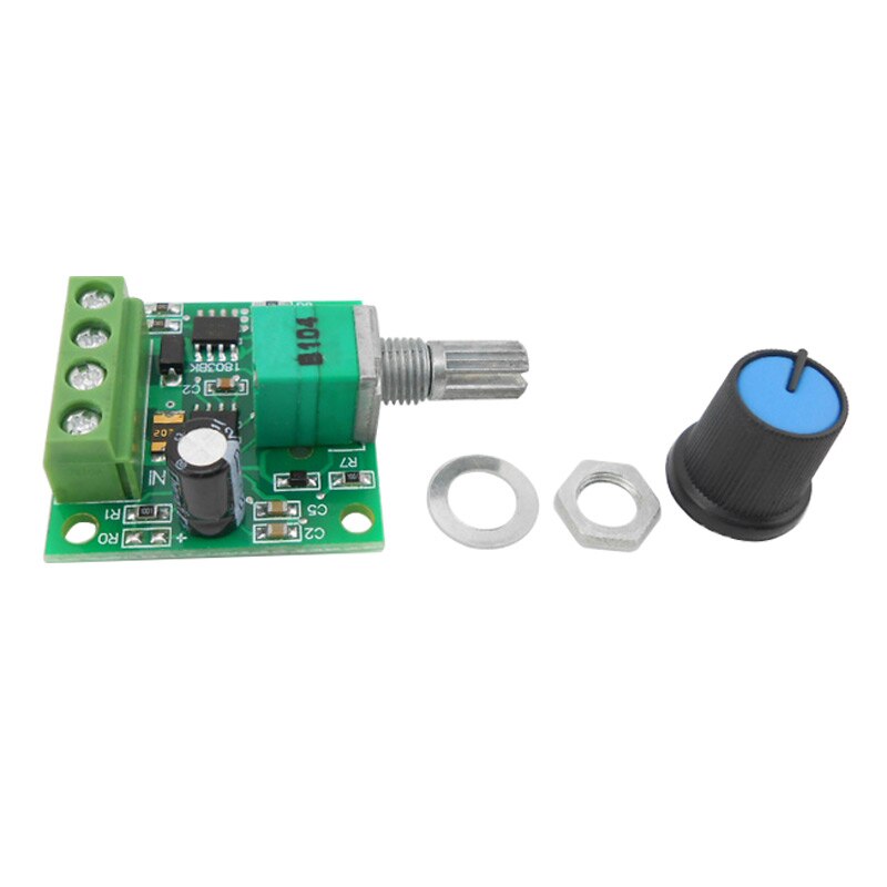 Miniature PWM speed controller DC motor 0~100% adjustable drive module input 2A DC1.8-12V.