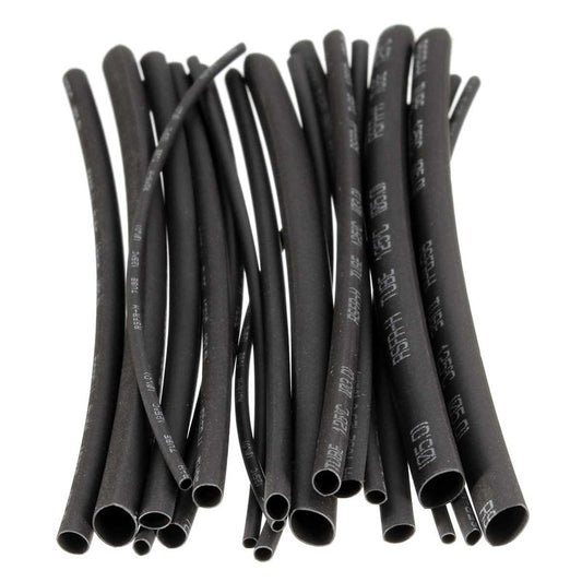 New 20pcs 100mm Black Color 2:1 Polyolefin H-type Heat Shrink Tubing Tube Sleeving 5 Specifications.