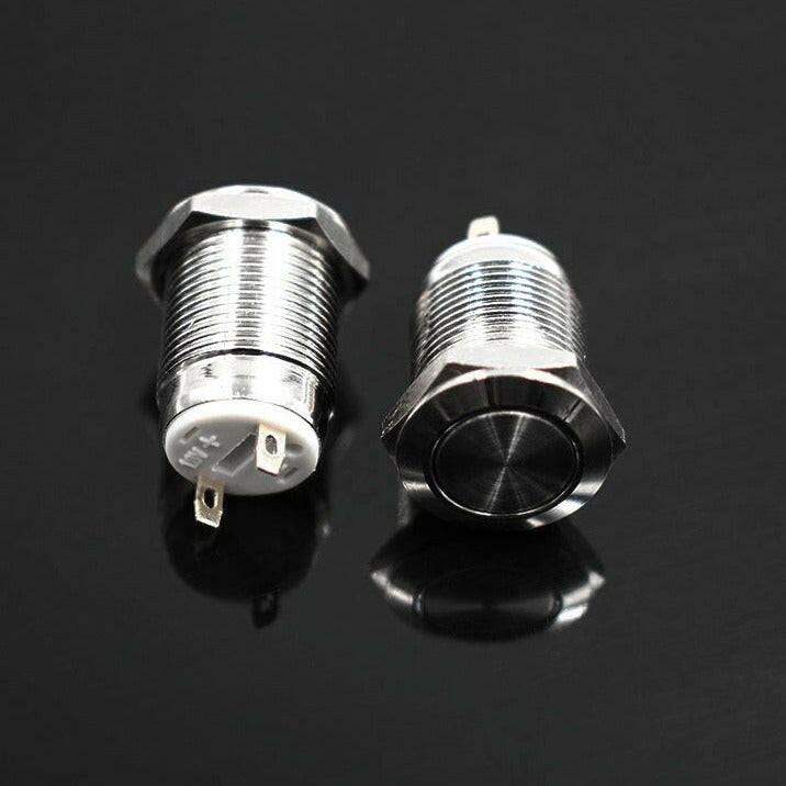 12mm Waterproof Momentary Metal Power Push Buttons Switch.