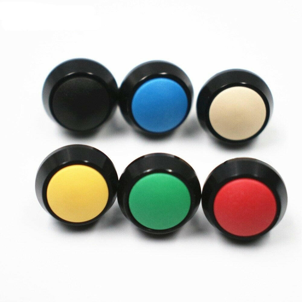 1pc 12mm Black Momentary Power Push Button Siwtch.