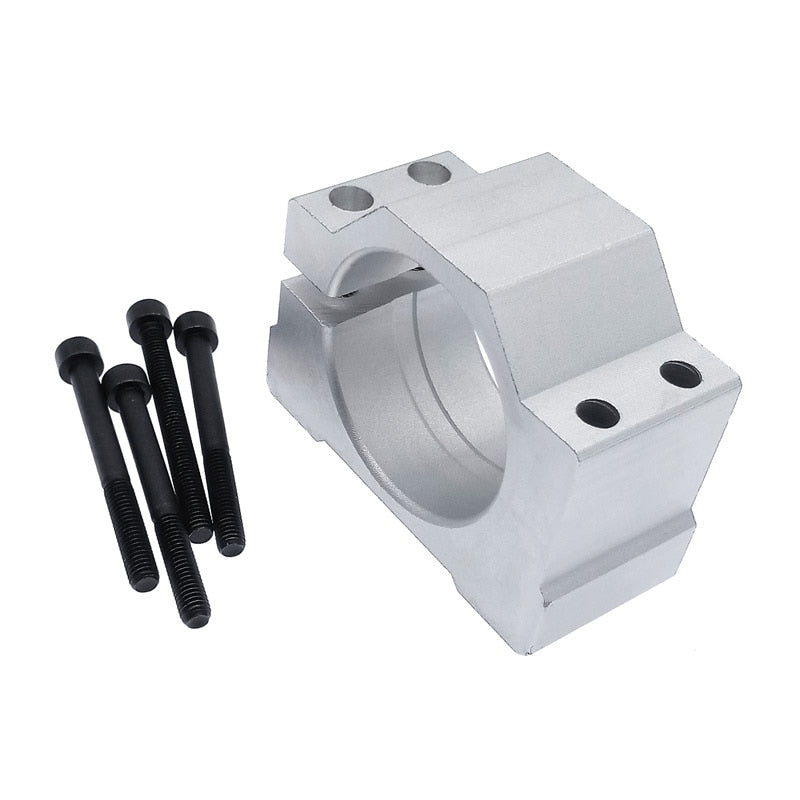 Spindle motor mount bracket spindle fixture for ER11 300W 400W 500W cast aluminum bracket with screws 45mm 52mm.
