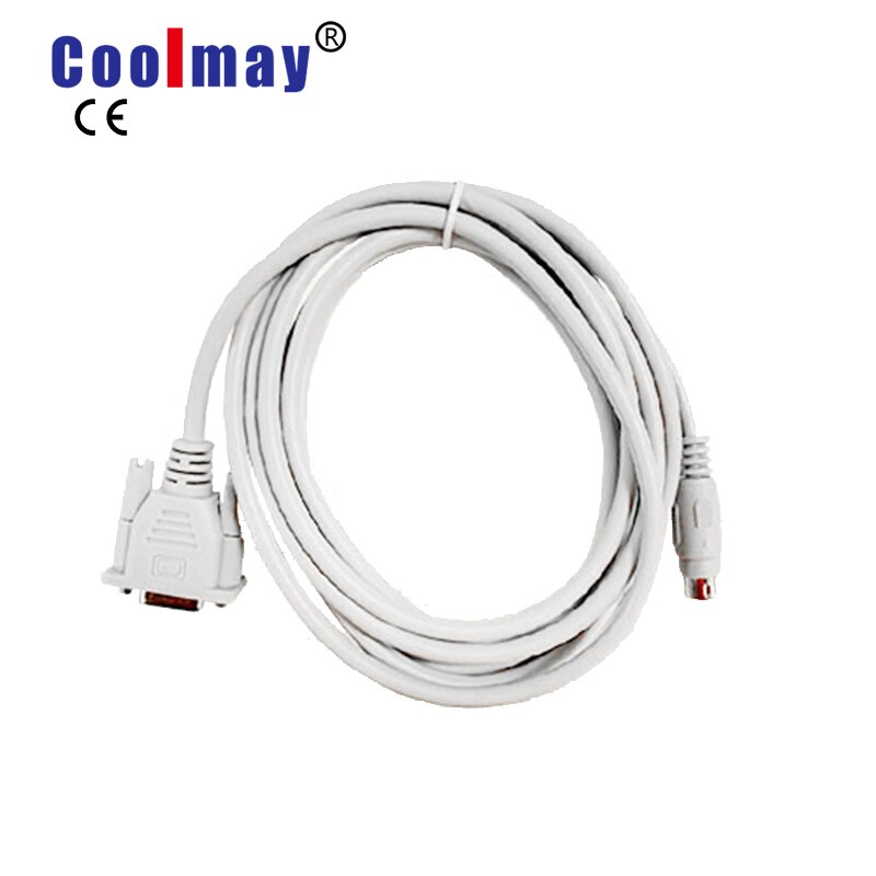 CX2N series PLC download cable for plc program downloading or for communication with Coolmay MT60 HMI touch screen.