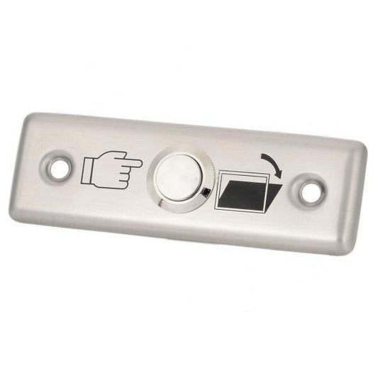 Stainless Steel 16mm Metal Waterproof Momentary Self-reset Doorbell Push Button Switch With Aluminium Alloy Door Release Panel.