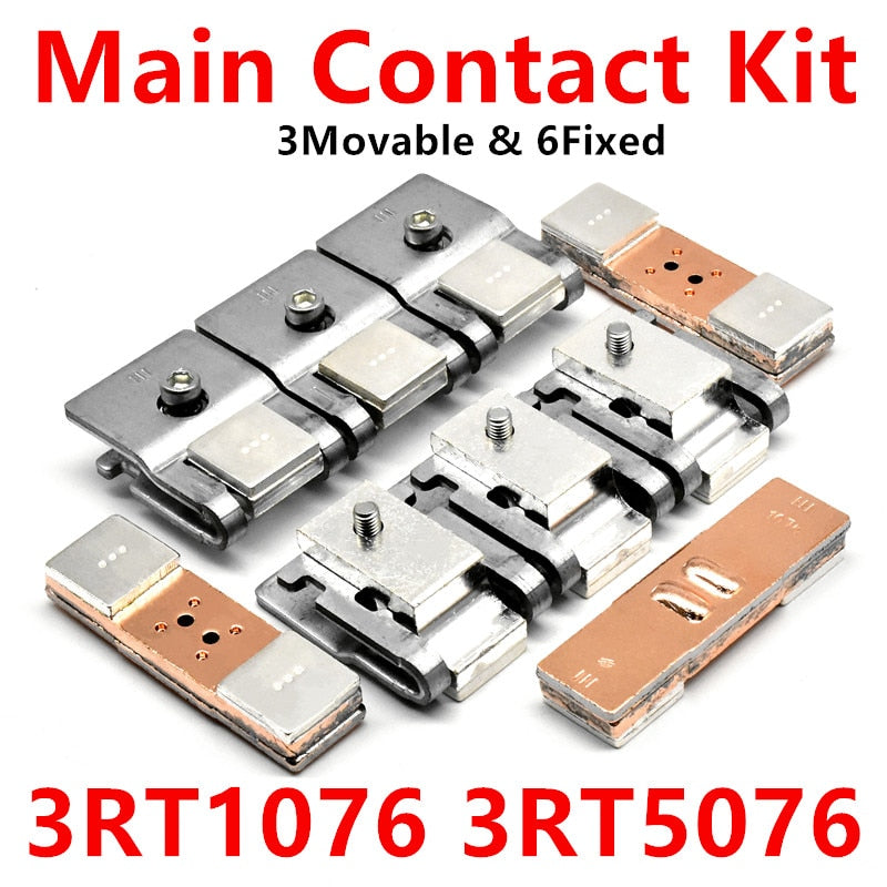 Contactor Replacement Kit 3RT1976-6A for 3RT1076 Main Contact Kit 3RT5076 Moving and Fixed Contact.