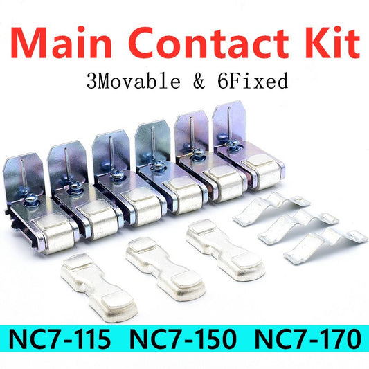 Contactor Accessories NC7-170 Main Contact Kit NC7-150 Stationary and Moving Contact NC7-115 Spare Parts Repair Replacement.