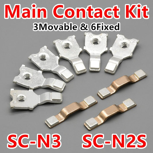SC-N3 Replacement Contact Kit Main Contact Kit For Fuji Contactor SC-N2S  3 Pole Contacts.