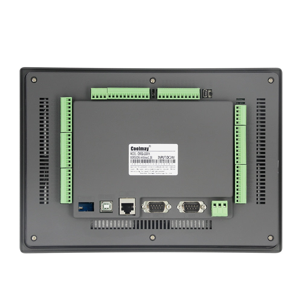 QM3G-100FH Big size 10 inch 1024*600 PLC programmable controller.