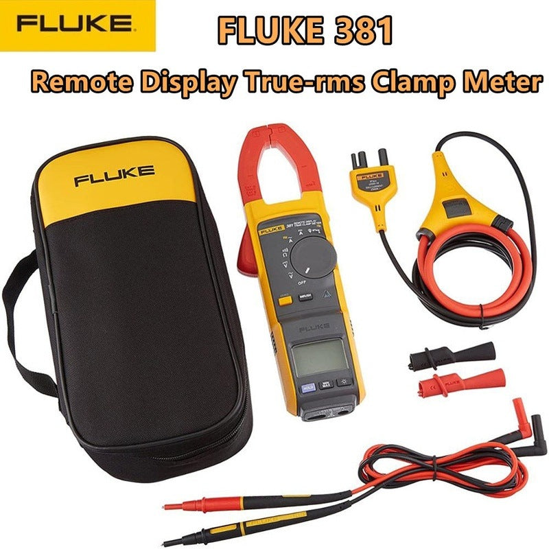 Fluke 381 Remote Display True-rms Clamp Meter iFlex Detachable Jaw &amp; iFlex probe multimetro.