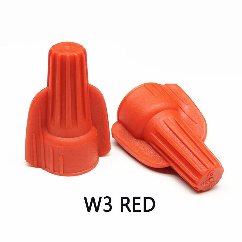 10/20/50Pcs Quick Connector Spring Cap Crimping Terminal Insulated Electrical Plug-in Connector Double Wing Rotary Wiring.
