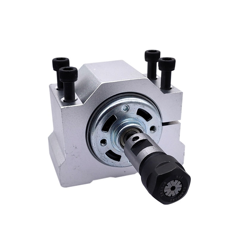 Spindle motor mount bracket spindle fixture for ER11 300W 400W 500W cast aluminum bracket with screws 45mm 52mm.
