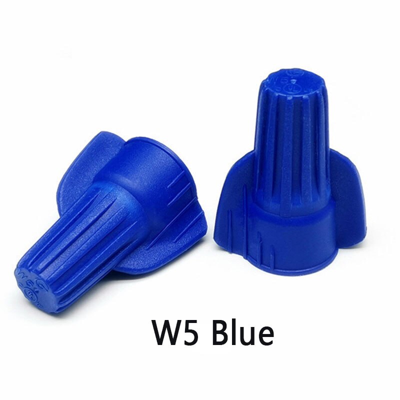 10/20/50Pcs Quick Connector Spring Cap Crimping Terminal Insulated Electrical Plug-in Connector Double Wing Rotary Wiring.