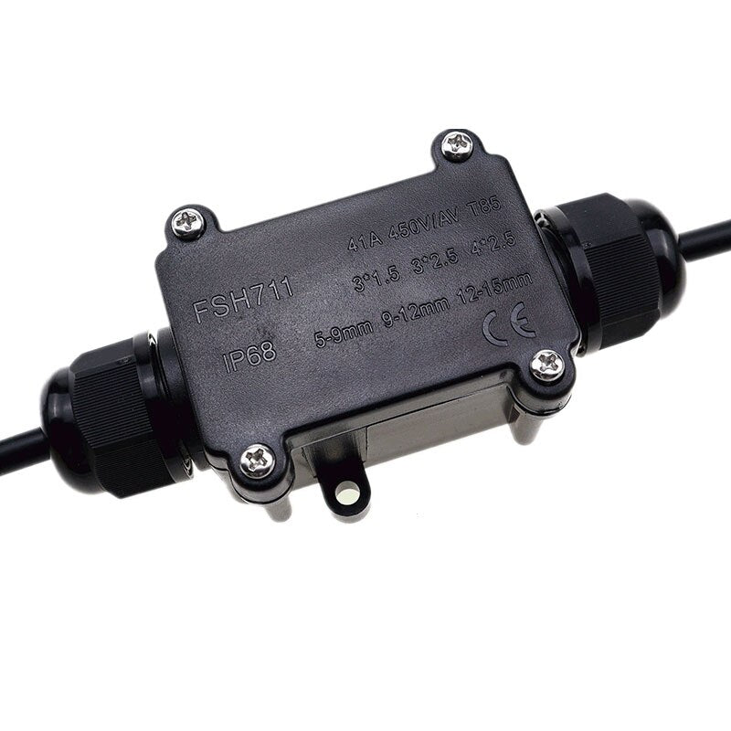 IP68 Waterproof Junction Box 2/3Way 5-15mm for Led Lights.