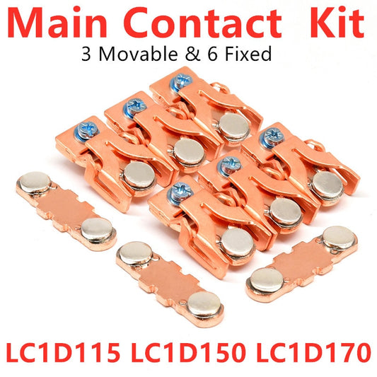 LA5D803 Main Contact Kit for LC1D150 LC1D170 LC1D115 Moving and Fixed Contacts.