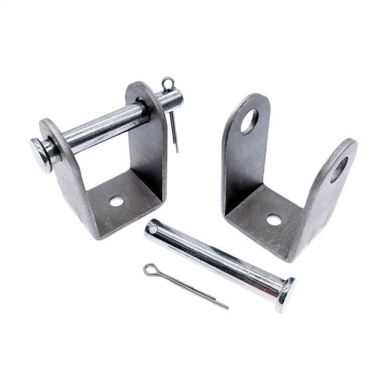 A Pair U Install mounting Bracket for Linear actuator Install bracket with bolt install hole 10mm.