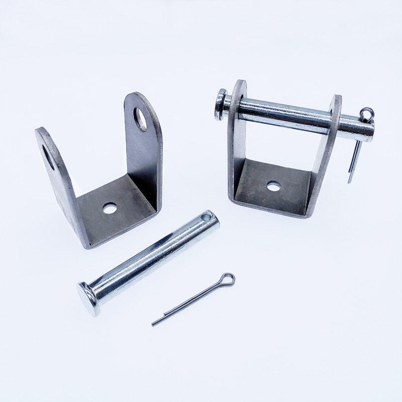 A Pair U Install mounting Bracket for Linear actuator Install bracket with bolt install hole 10mm.