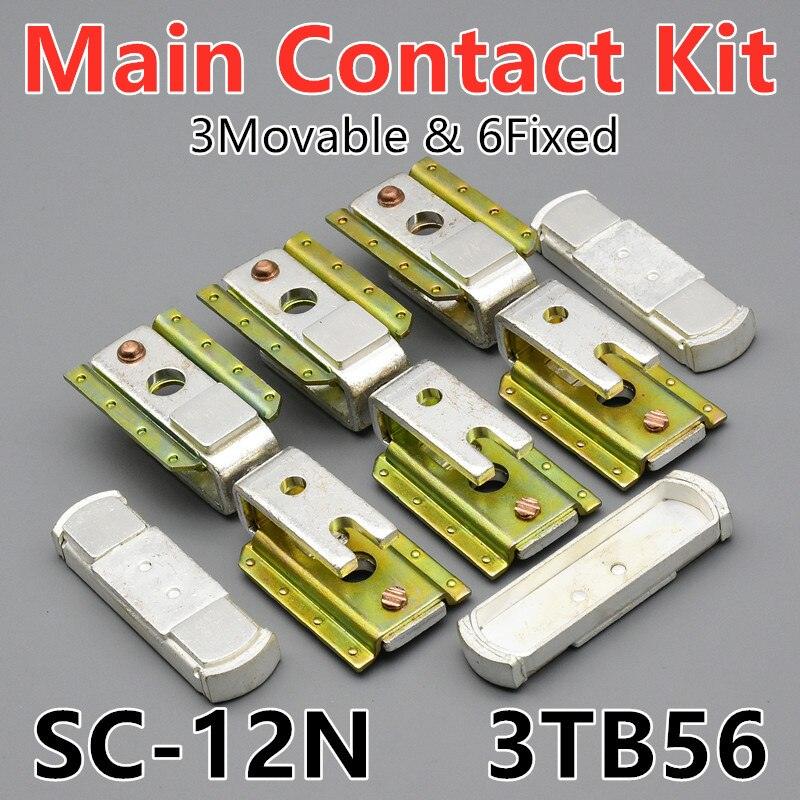 contactor repair kits sc,AC Contactor Contacts For 3TB56 SC-12N Main Contact Kits Moving And Stationary Contacts contactor repair kits