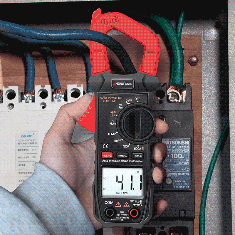 ANENG- ST209| 6000 counts True RMS Amp DC/AC Current Clamp tester Meters| voltmeter 400v Auto Range.st209