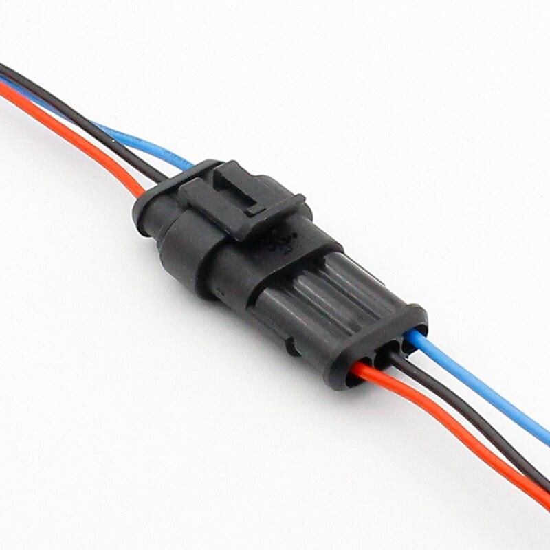 Auto wire connector 1 2 3 4 5 6 Way 1P 2P 3P 4P 5P auto connector Male &amp; Female Waterproof Electrical Connector Plug with cable.