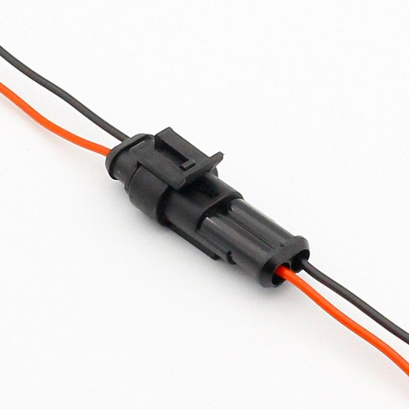 Auto wire connector 1 2 3 4 5 6 Way 1P 2P 3P 4P 5P auto connector Male &amp; Female Waterproof Electrical Connector Plug with cable.