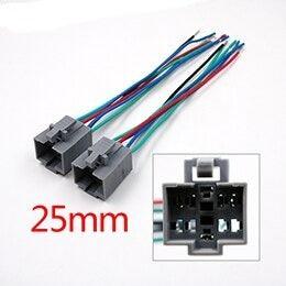 Black 25mm Metal Latching LED Push Button Switch.