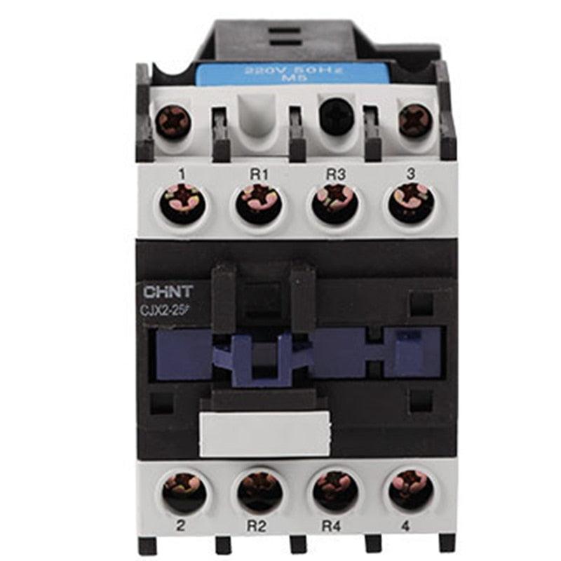 ac contactor suppliers,CHINT CJX2-2508 2NO 2NC 25A 220V Rail Mount Contactor Industrial Electric Contactor,cjx2-2508