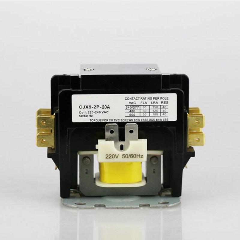 Ip2x Protection Contactor electrical center b2c | 2P 20A 240VAC AC Contactor for Air Compressor ...