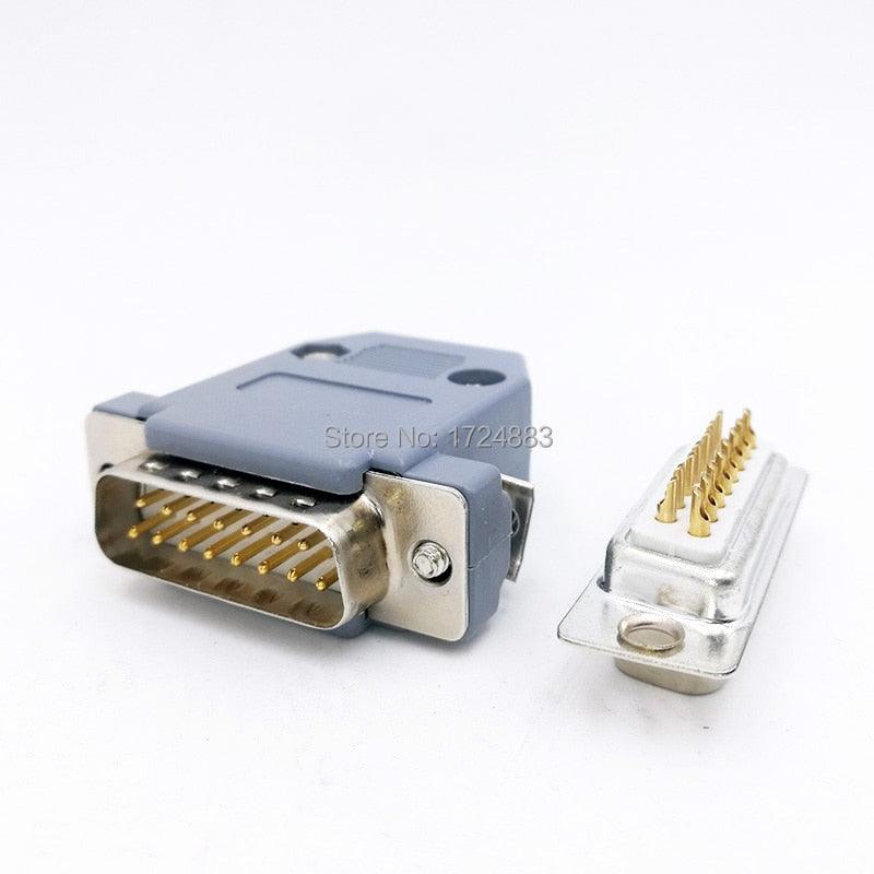 Dp15 Conector electrical center b2c | DB15 connector 2 row hole/pin female Male plug ...
