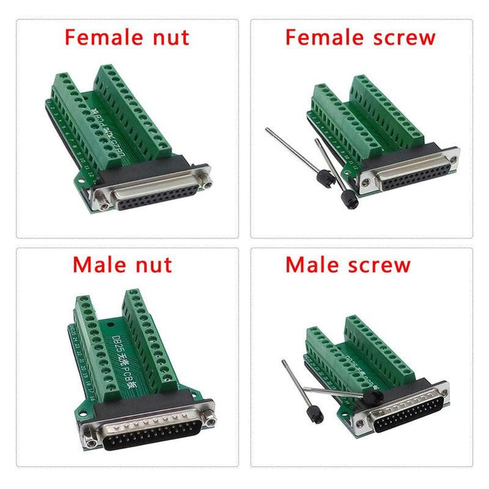 electrical center b2c | DB25 25pin Adapter RS232 Serial Signals ...