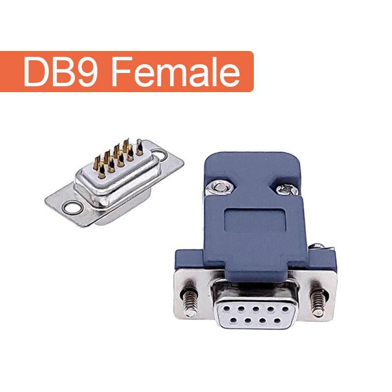 Serial 9 Pin electrical center b2c | DB9 serial adapter connector Plug D type RS232 ...