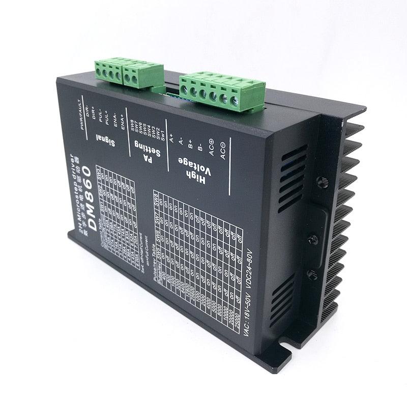 DM860 Step driver motor  controller microstep motor brushless dc motor drivers for 57 86 stepper motor Nema23 Nema34.stepper motor driver