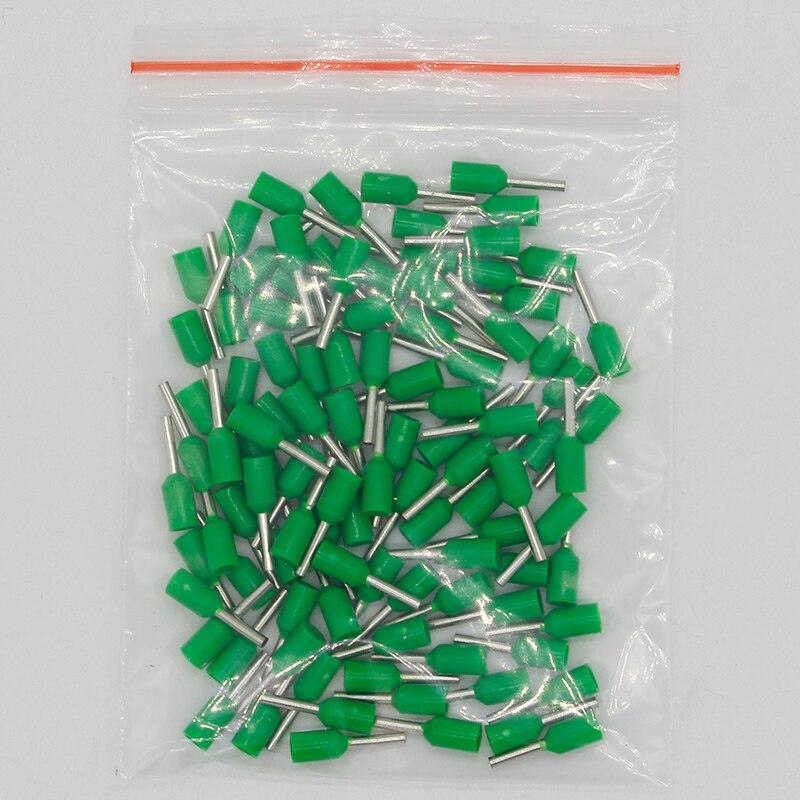 E0506 Tube insulating Insulated terminals 0.5MM2 Cable Wire Connector 100PCS/Pack Insulating Crimp Terminal Connector E-.
