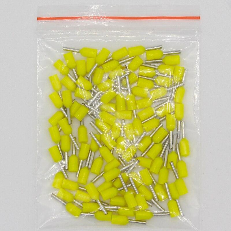 E0506 Tube insulating Insulated terminals 0.5MM2 Cable Wire Connector 100PCS/Pack Insulating Crimp Terminal Connector E-.