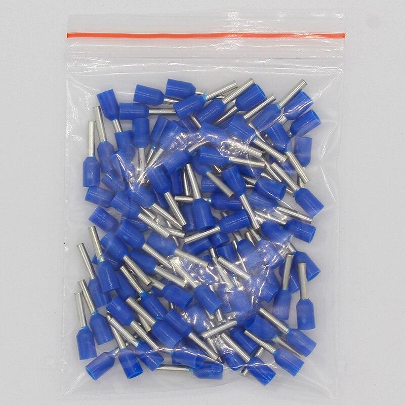 E1008 Tube insulating Insulated terminals 100PCS/Pack 1MM2 Cable Wire Connector Insulating Crimp Terminal Connector E-.