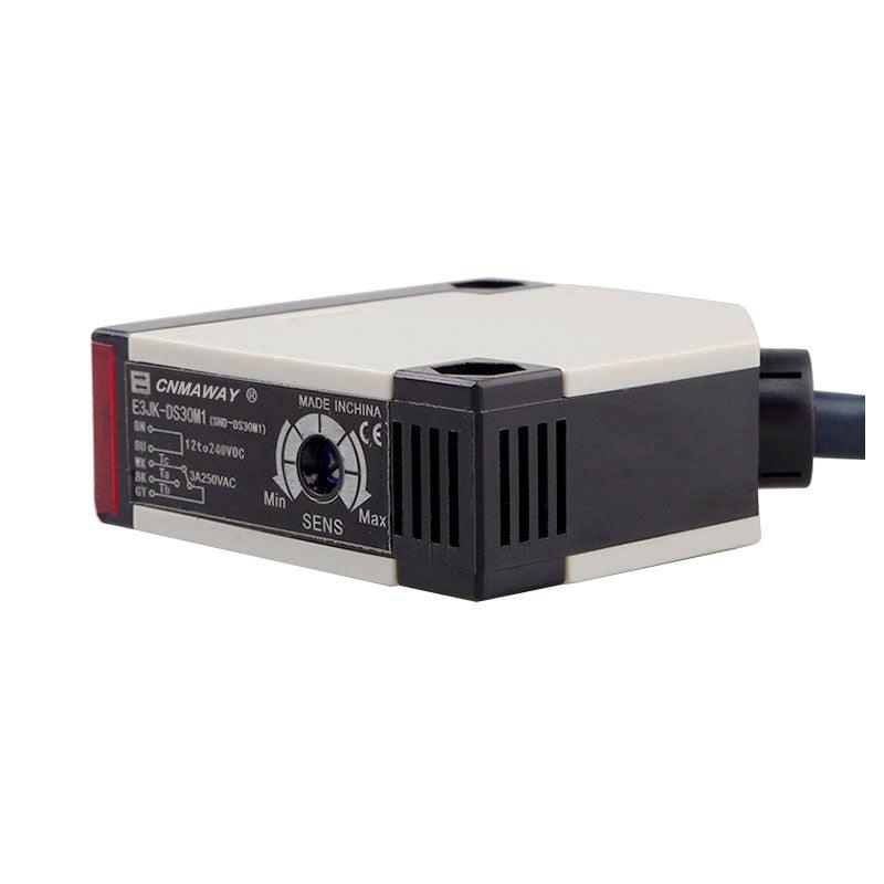 E3JK-R4M1/2 E3JK-DS30M1/2Photoelectric Switch DC24V AC220V 24V-220V Diffuse Reflection Infrared Switch Sensor.