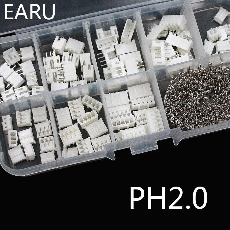 electrical center b2c | EARU- 230pcs XH2.54 PH2.0 2p 3p 4p 5 pin 2.54mm ...