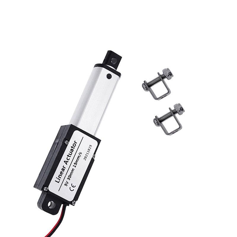 Electric Linear Actuator 30mm 50mm stroke DC 5V linear actuator motor 15N/25N/35N linear motor controller.