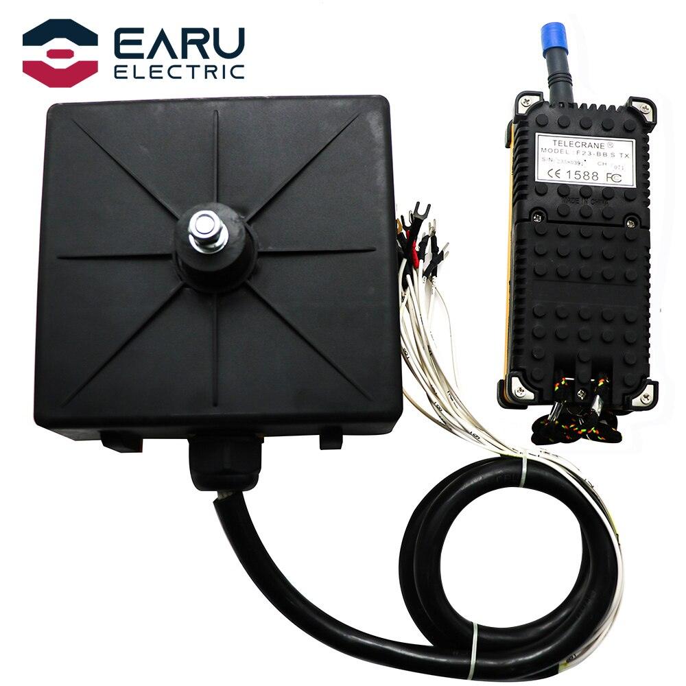 F23-BB S Industrial Wireless Remote Emergency stop System AC&DC Universal Type1 Receiver+ 1 Transmitter Speed Hoist Industrial Crane.