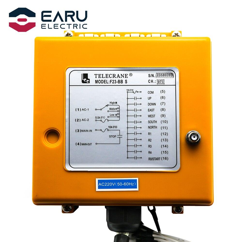 F23-BB S Industrial Wireless Remote Emergency stop System AC&DC Universal Type1 Receiver+ 1 Transmitter Speed Hoist Industrial Crane.