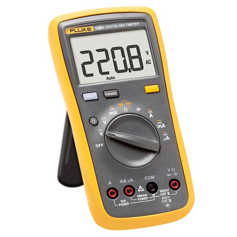 FLUKE 15B+ 17B+ Digital Multimeters AC/ DC Voltage Current Capacitance Temperature tester.