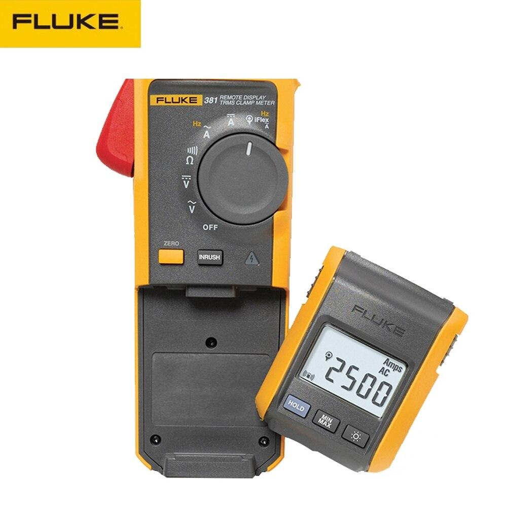 Fluke 381 Remote Display True-rms Clamp Meter iFlex Detachable Jaw &amp; iFlex probe multimetro.